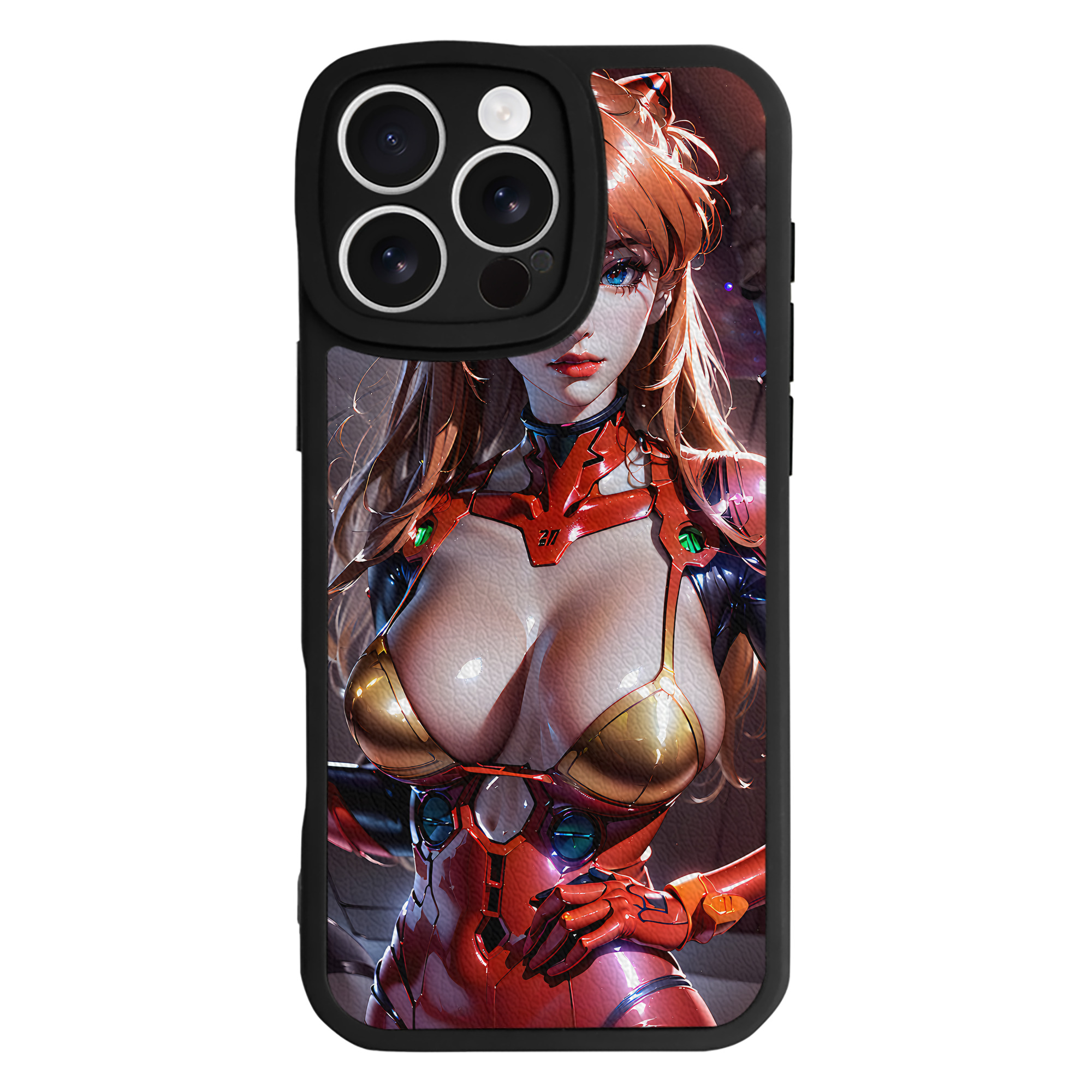 （画像用） EVA 新世紀エヴァンゲリオン 【iPhone 16シリーズ対応】シリコンスマホケース（レザー調） 材質：シリコン